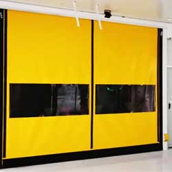 high speed zipper door